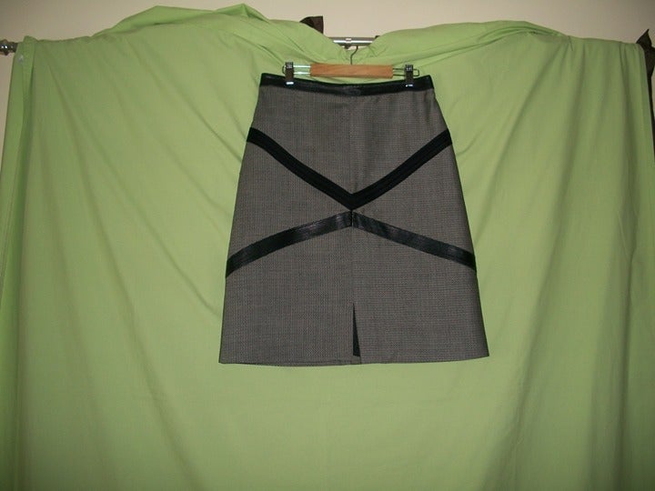 Versus Grey/Black Skirt