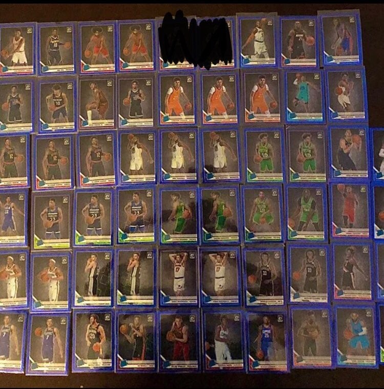 NBA Rookie Blue Optic Lot Of 56 Cards!!!