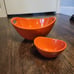 Rachael Ray Orange Oval Set, 10” Serving/ Casserole Dish, C023 and One Bowl 5”