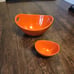 Rachael Ray Orange Oval Set, 10” Serving/ Casserole Dish, C023 and One Bowl 5”