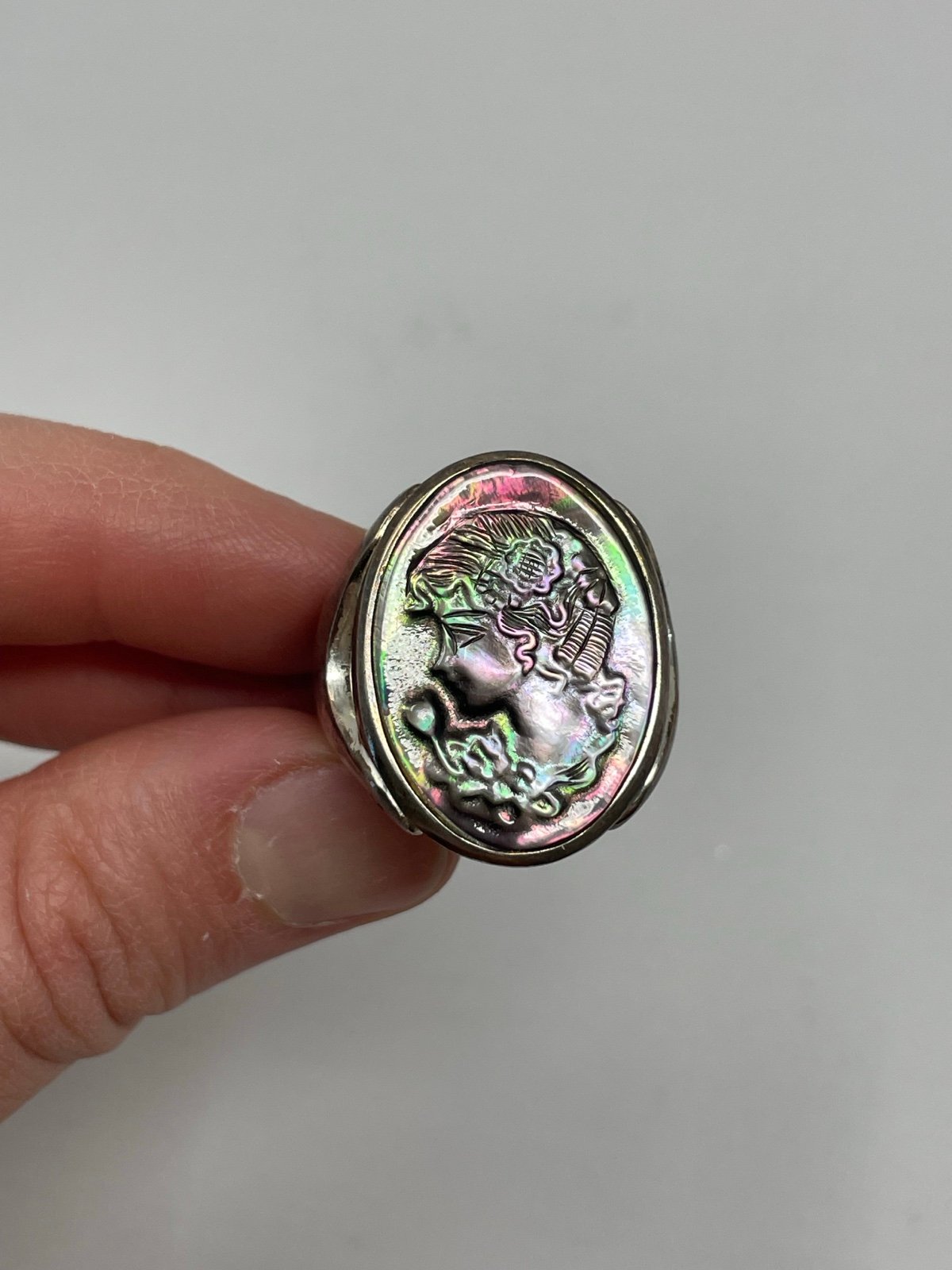 Carved Cameo Ring