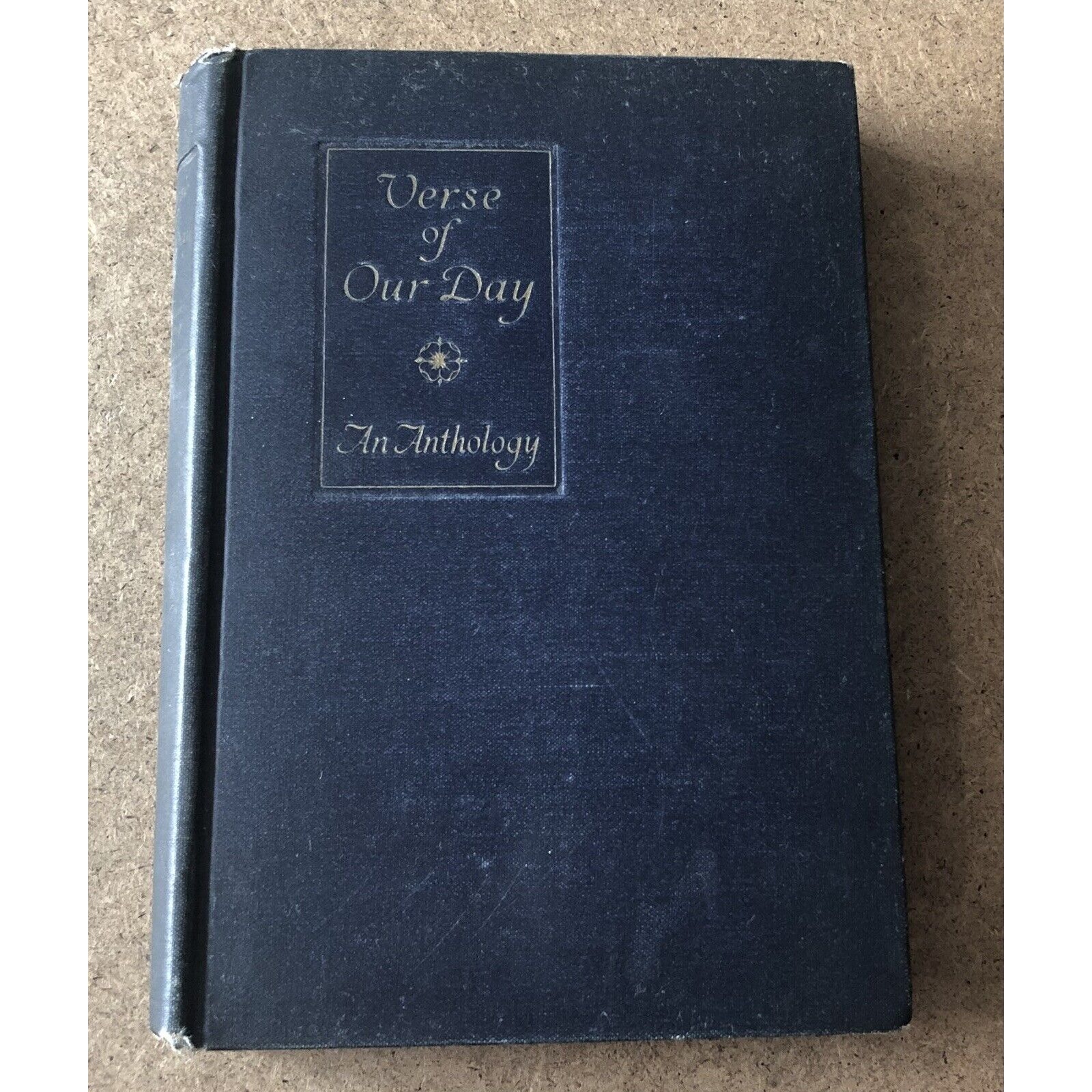 Antique 1928 Modern British & American Poetry Anthology HC Book Nature Memories