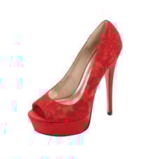 High Heel Peep Toe Platform Dress Shoe