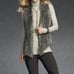 CAbi Shaggy Faux Fur Knit Vest Alpaca Mohair Blend