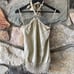White House Black Market Y2K 100% Silk Halter Top
