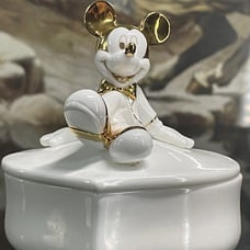 Mickey Mouse Porcelain Jewelry Heart Shaped Box