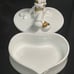 Mickey Mouse Porcelain Jewelry Heart Shaped Box