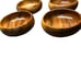 Vintage Hand Carved Teak Wood Bowls Set Of 4