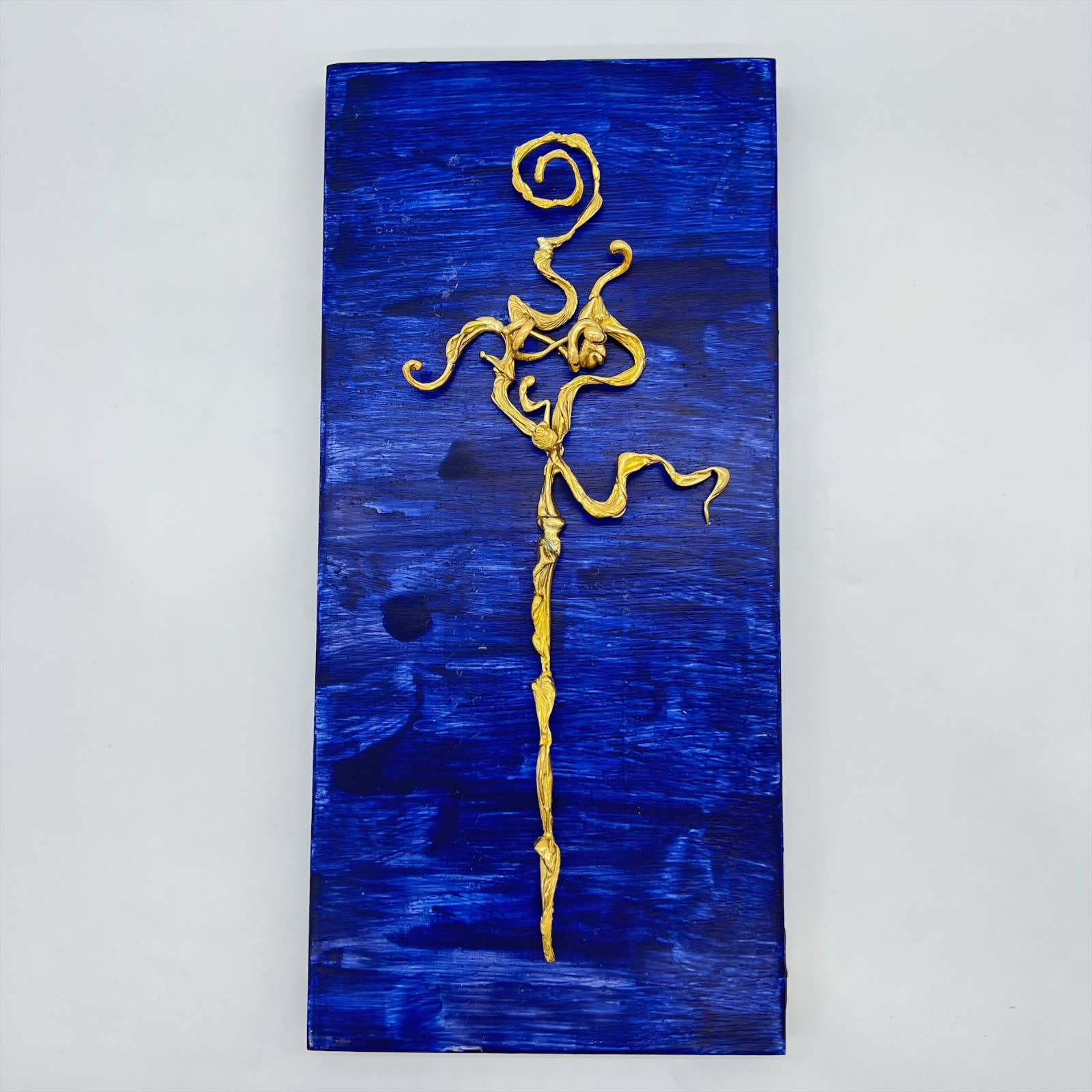 Wall collage The Magic Mood #11 bronze sculpture by Karen Terzyan Terzo 2022