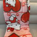 Hello Kitty Valentines blankets new 50x70 in.