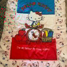 RARE 2001 Sanrio Hello Kitty - “I’m as Heavy as 3 Apples” Blanket -Japan
