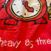 RARE 2001 Sanrio Hello Kitty - “I’m as Heavy as 3 Apples” Blanket -Japan