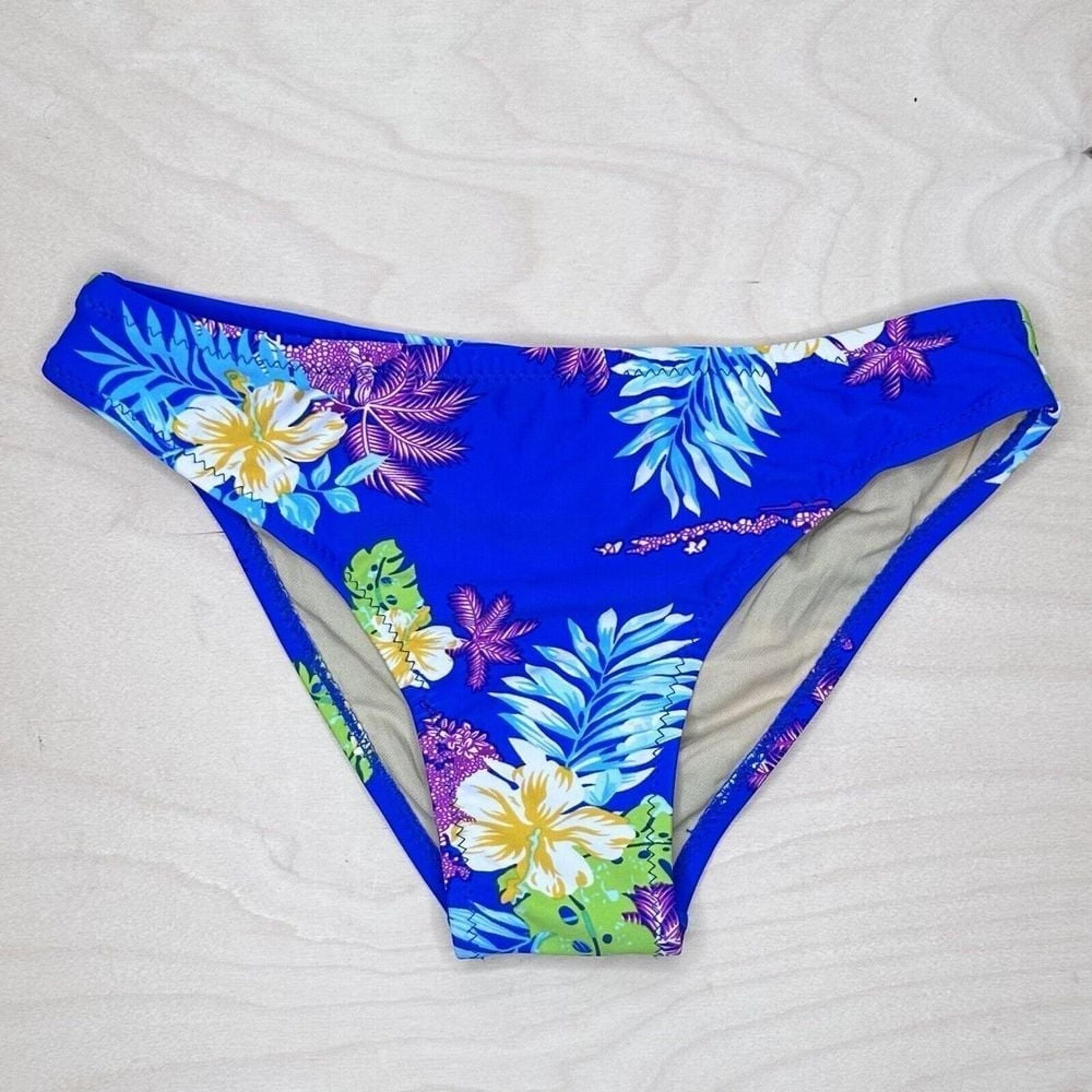NWOT Katia Tropical Floral Bikini Bottoms Ladies Size Small