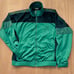 Sergio Tacchini Action men's track zip up jacket sz 46 Italy green navy pockets