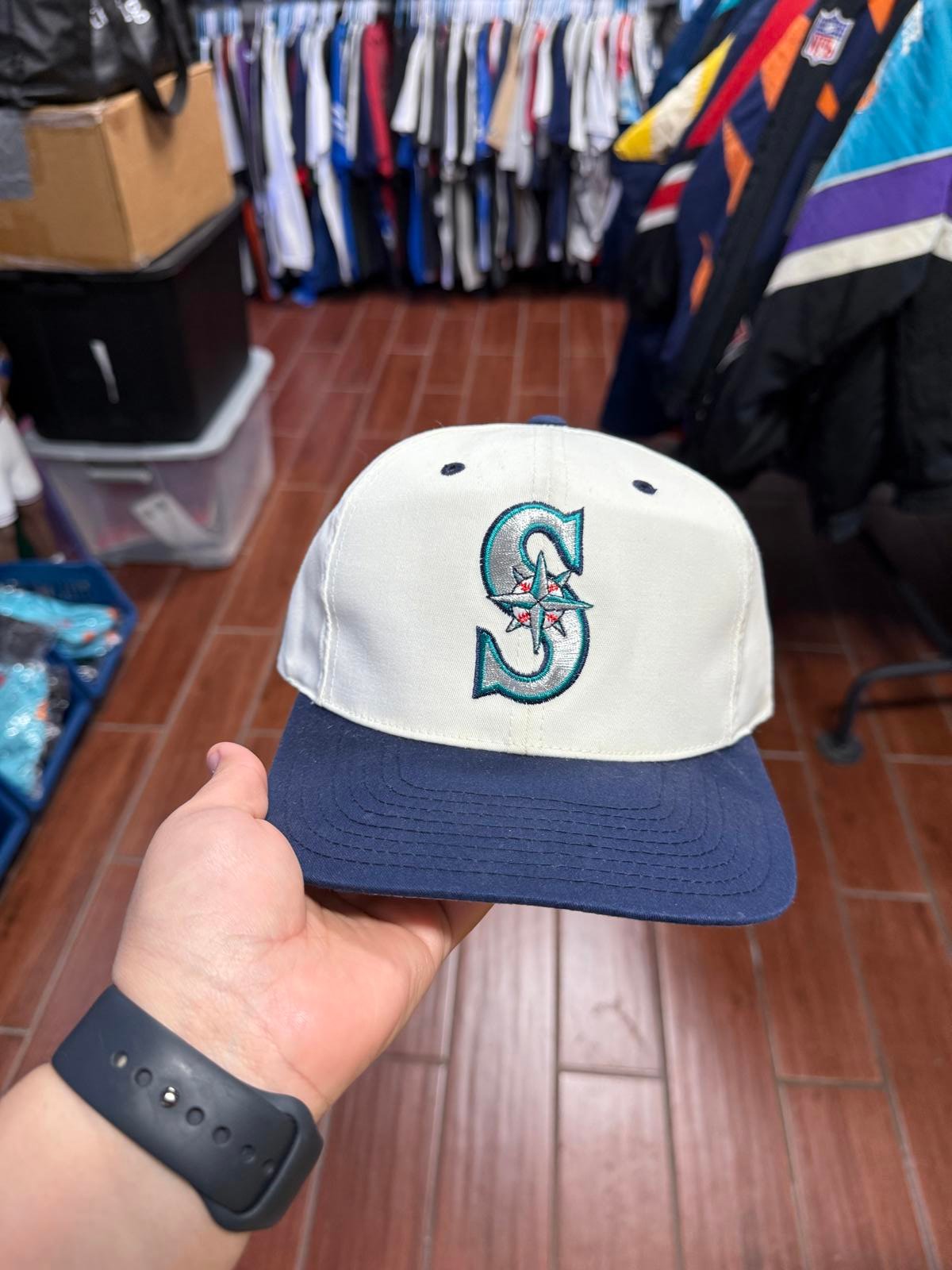 90s Vintage Seattle Mariners Snapback Hat