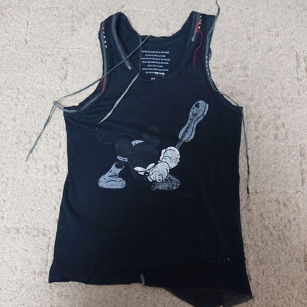 【国内即発送】 Roen 44 Size Top Tank Mickey トップス