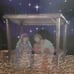Grand Venture Christmas Stable for Nativity Blow Molds Rare Very Good Condition.