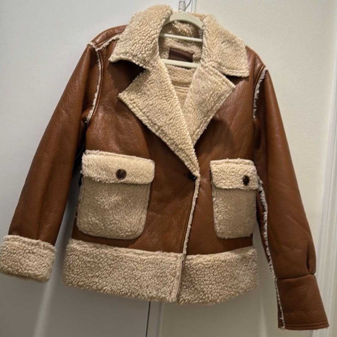 Blank NYC Jacket with Sherpa lining