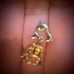 VTGSolid14KDolphinEarrings&backs/Mrkd