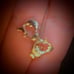 VTGSolid14KDolphinEarrings&backs/Mrkd