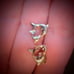 VTGSolid14KDolphinEarrings&backs/Mrkd