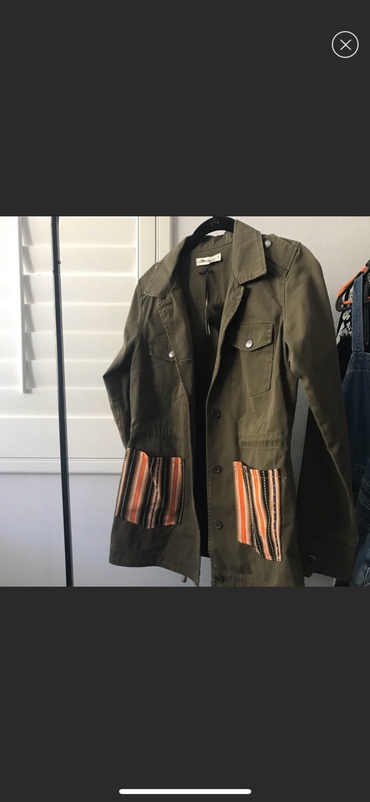 Oversized army jacket