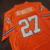 Steve Atwater Denver Broncos Hall of Fame All Orange Jersey #27 Size 3XL