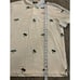 MALBON Shirt Mens M Cream Golf Polo Torrey Pines All Over Print
