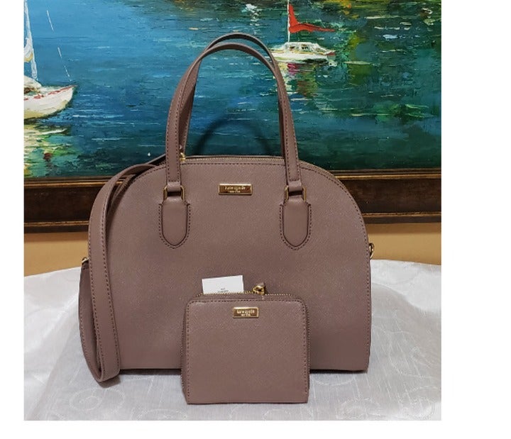 Kate Spade Reiley Large Dome Satchel + Wallet