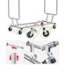 Commercial Grade Collapsible Double Rack Clothing and Garmet Rack