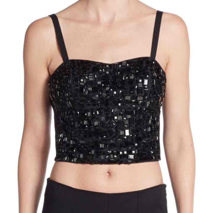 Phoebe Couture by Kay Unger Cropped Top