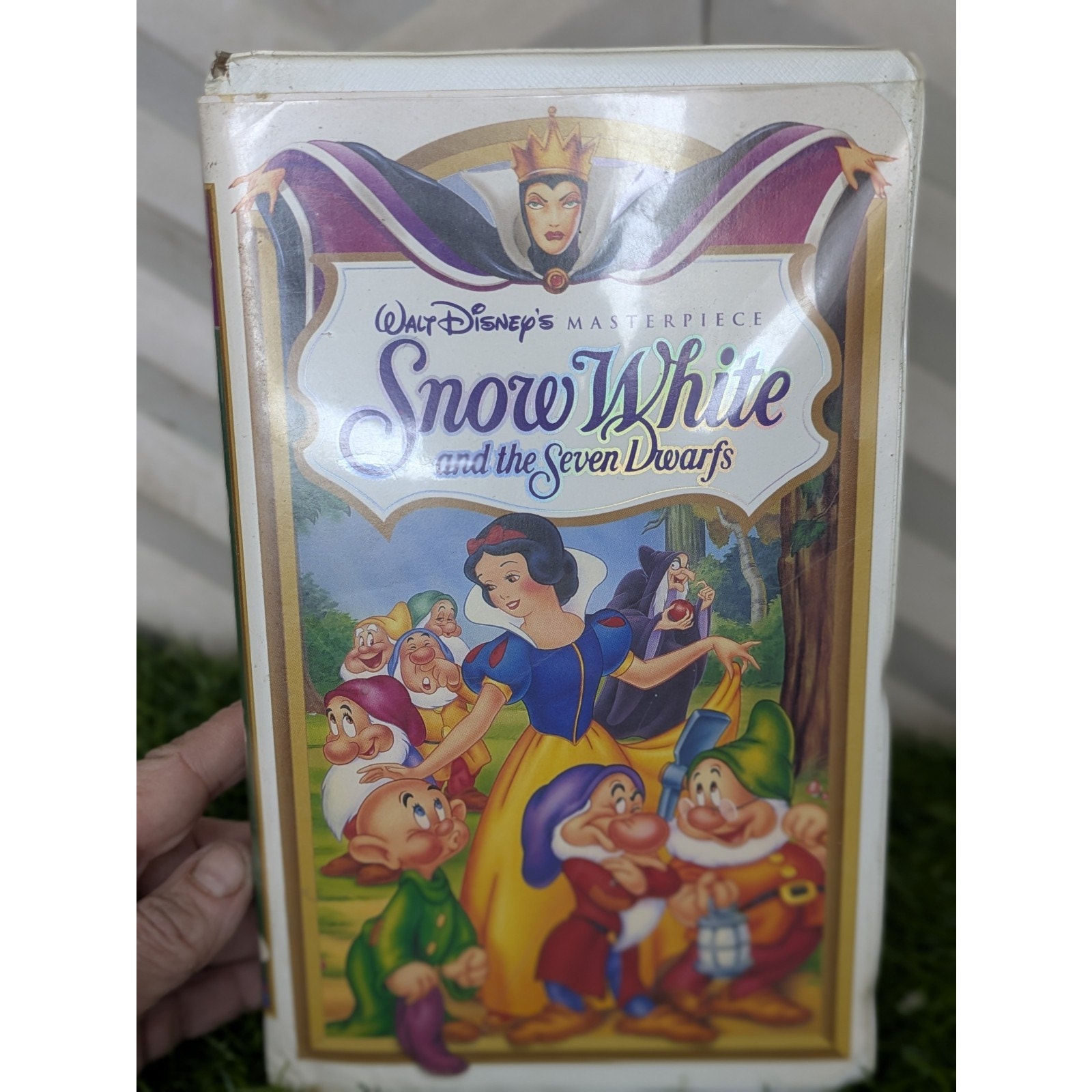 RARE Walt Disney's Masterpiece Snow White & Seven Dwarfs 1994 VHS #1524 BDV