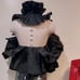 STUNNINGLY BEAUTIFUL Ruffle Trim Corset Top in Black
