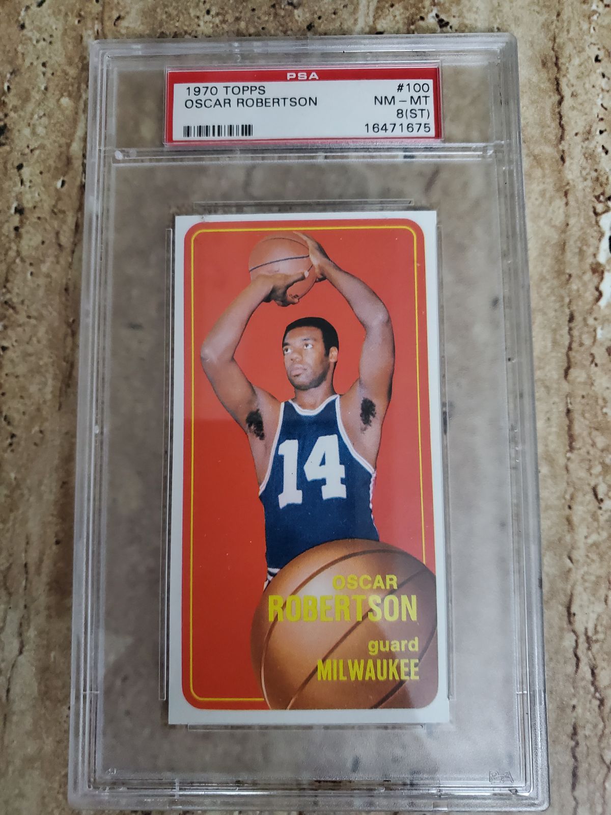 1970 Oscar Robinson Topps - PSA 8