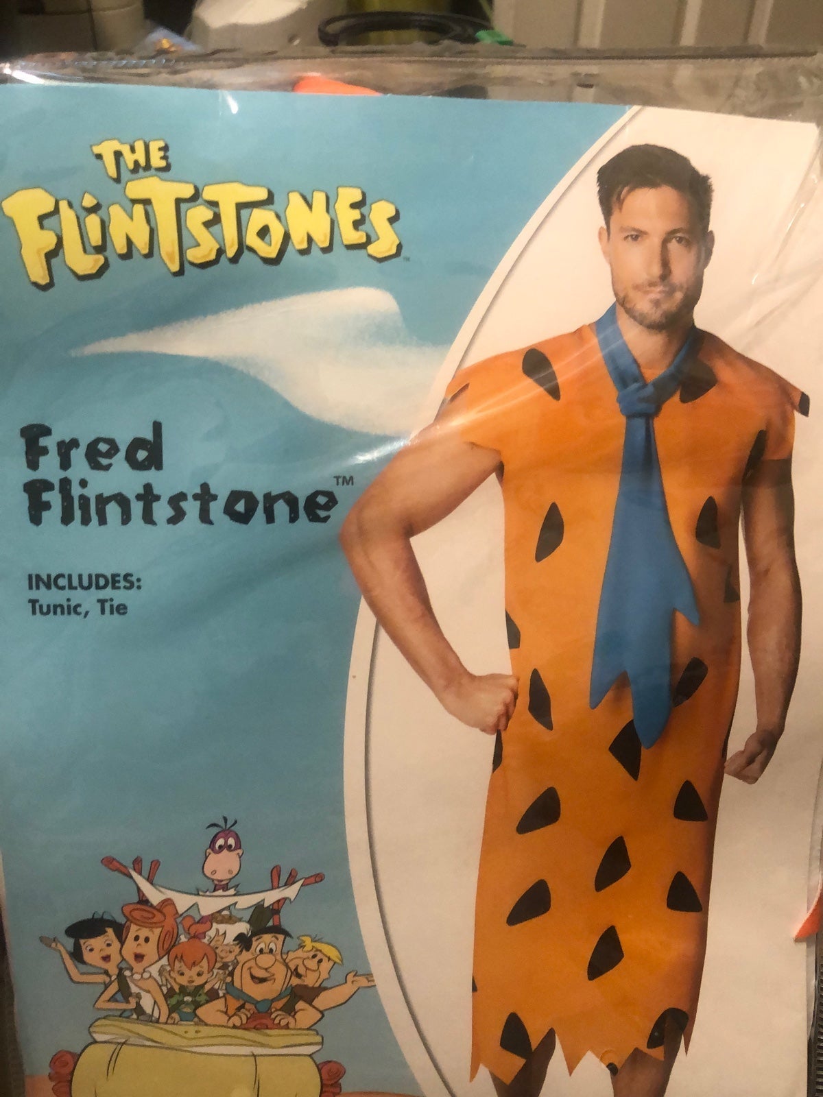 Fred Flintstone Costume-Size L/XL-Brand New