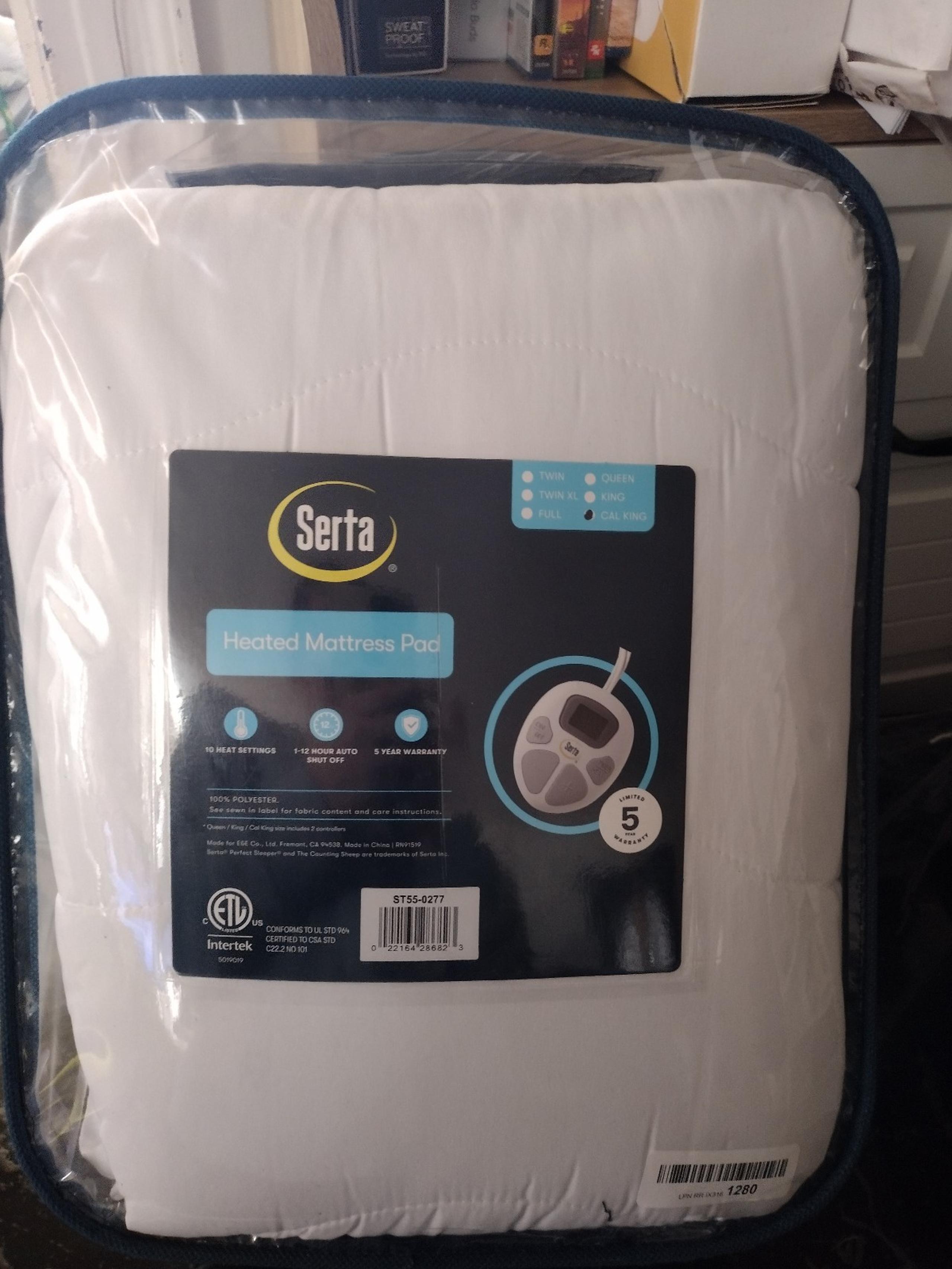Serta Heated Mattress Pad