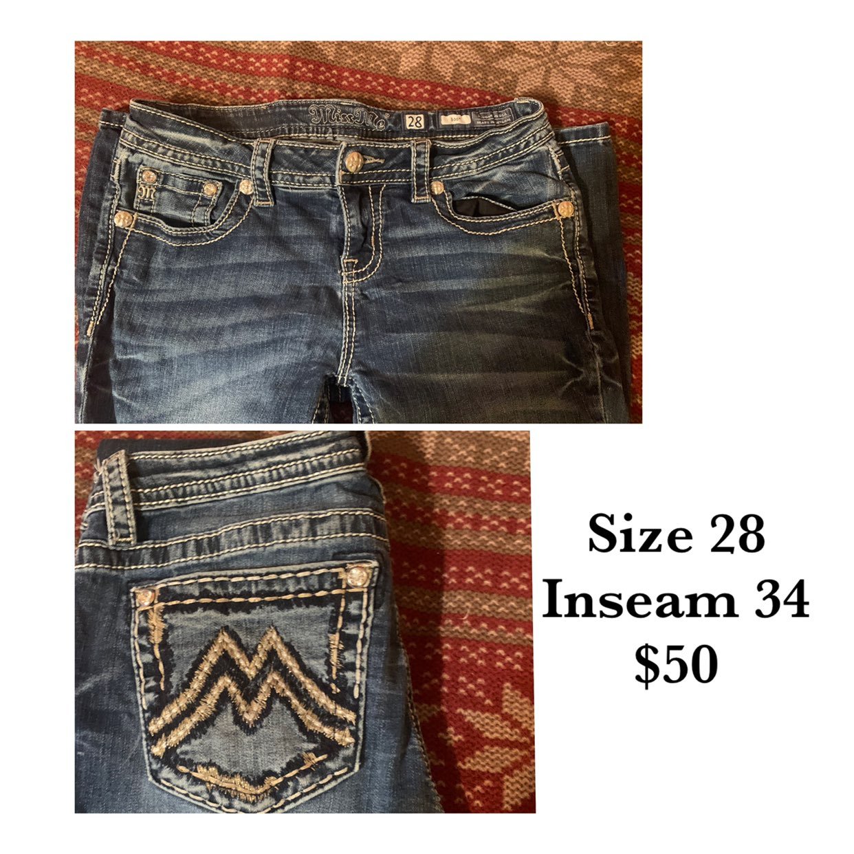 Miss Me jeans size 28