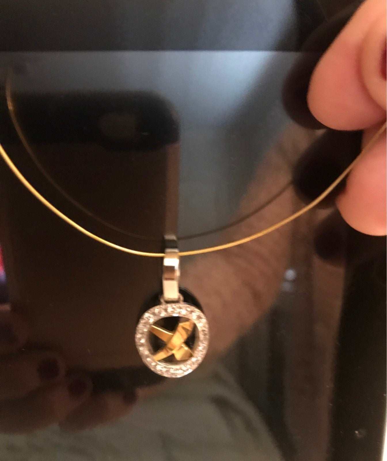 Gold pendant