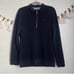Ted Baker Muggie Half Zip Henley Funnel Neck Navy Sweatshirt Casual Basics 3