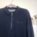 Ted Baker Muggie Half Zip Henley Funnel Neck Navy Sweatshirt Casual Basics 3