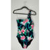 La Blanca Nightfall Blooms One Shoulder One Piece Swimsuit Womens 12 New