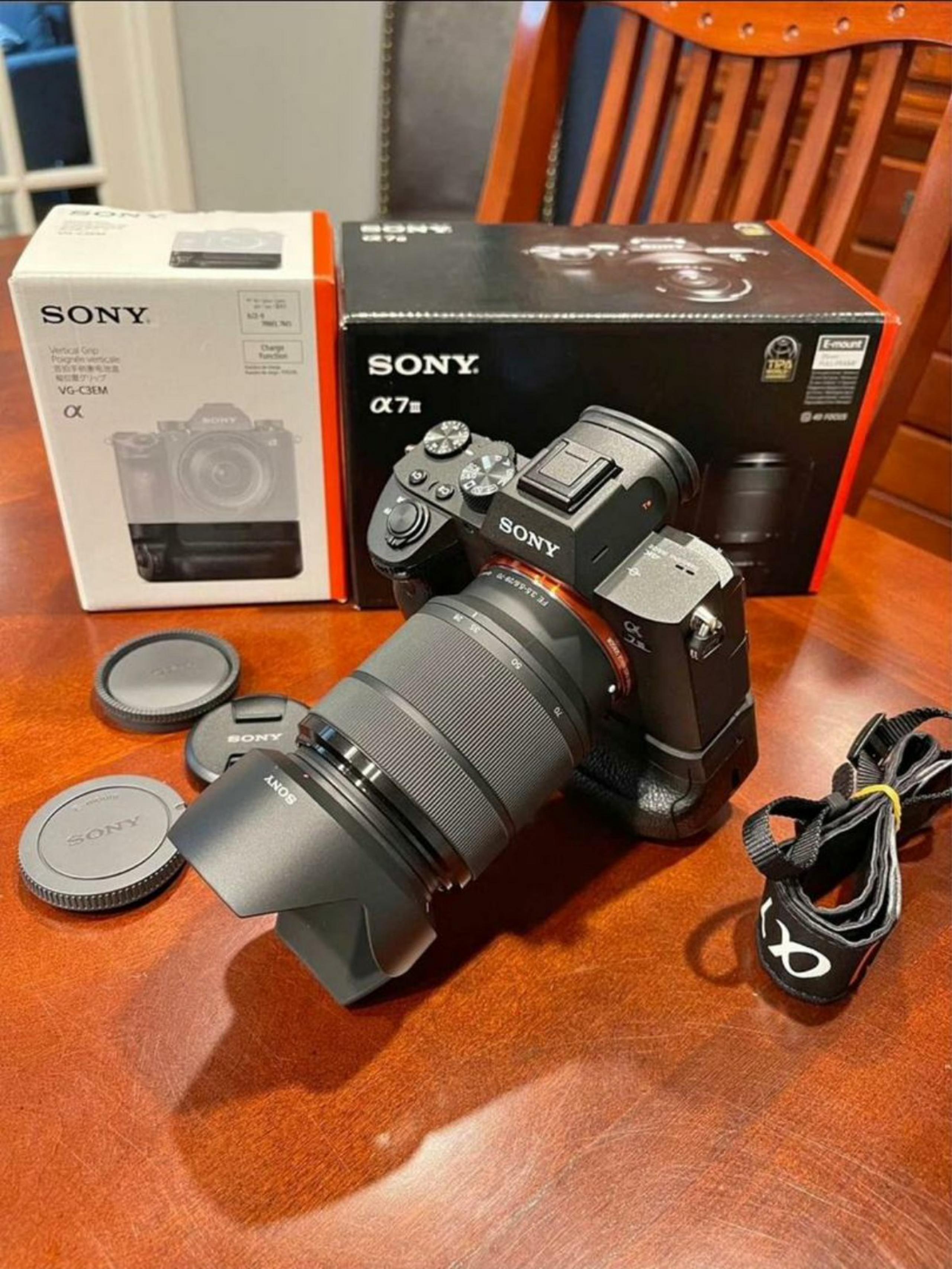Sony camera alpha A7iii