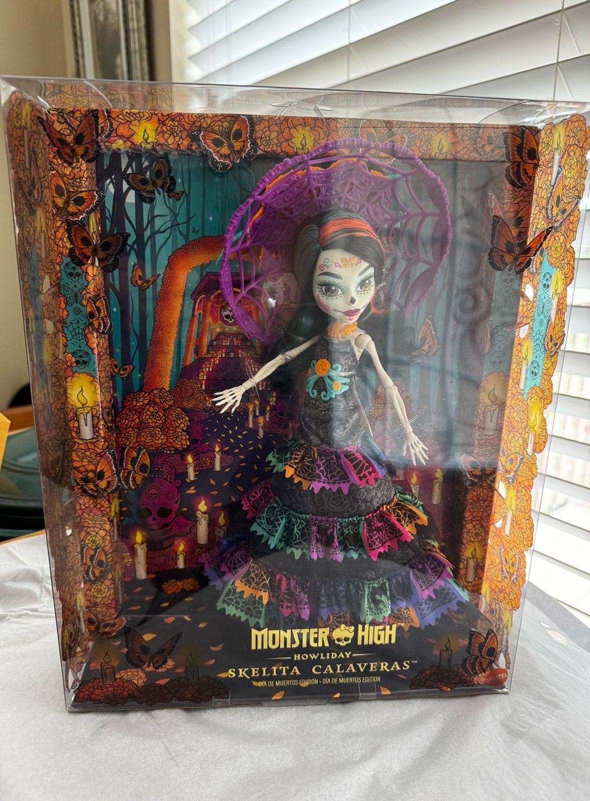 Mattel Monster High Howliday Skelita Doll. Nib