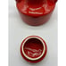 Vintage Metlox Pottery Poppytrail Red Teapot MCM Stamped 4550/3 on base