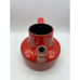 Vintage Metlox Pottery Poppytrail Red Teapot MCM Stamped 4550/3 on base