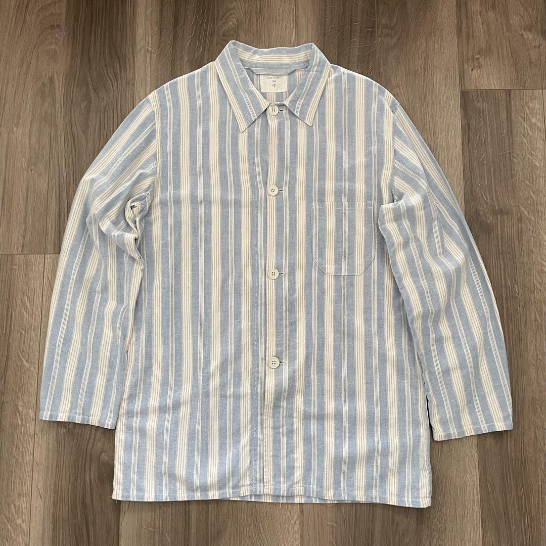 60s 1966 Prisoner Shirt Pajama Shirt Broad Arrow