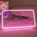 New You're Like Love Pink Neon Sign LED Light for Bedroom, Party & Room Decor