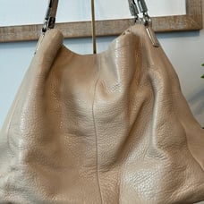 Coach Phoebe Madison taupe leather hobo shoulder bag