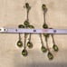 August Birthstone PERIDOT Sterling silver Earrings