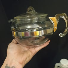 Vintage Pyrex 6-8 cup Coffee Pot